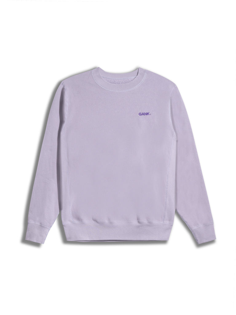 The GANK Crewneck Sweatshirt in Lavender
