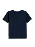 The GANK Embroidered Crew Tee in Navy
