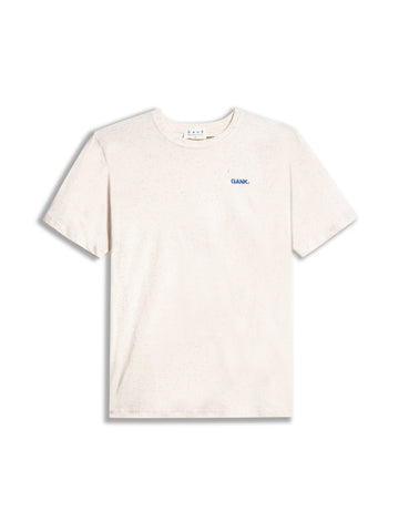The GANK Embroidered Crew Tee in White