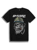 The Rum Knuckles Silver Back BJJ Crew Tee in Black