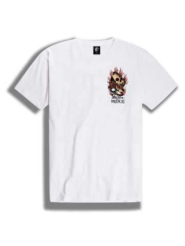 The Rum Knuckles RK357 Crew Tee in White