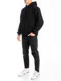 The 24 Blank Premium Pullover Hoodie in Black