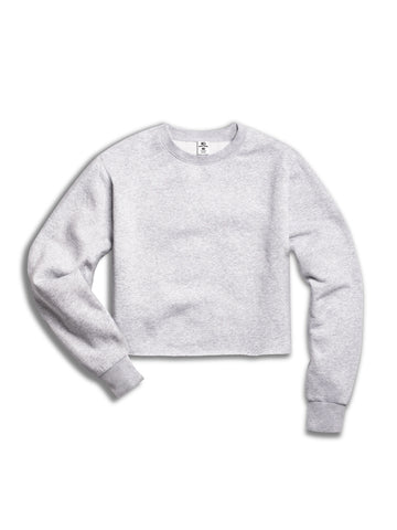 The 24 Ladies Crop Sweatshirt in Black Camo