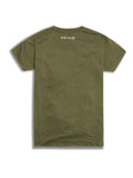 The Federation Canadienne Men's Crew Tee in Military Green