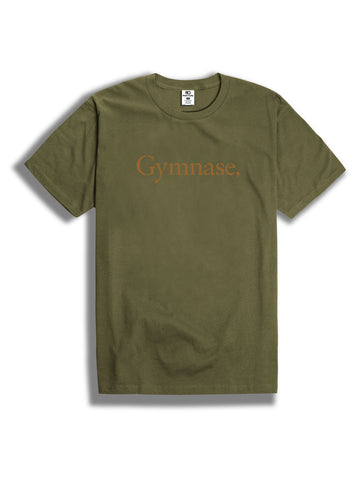 The Gymnase Men's Crew Tee in Forest Green