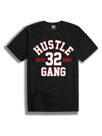The Hustle Gang Bandana Crew Tee in Black