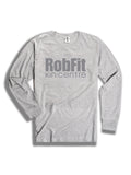 The Robfit L/S Tee in Heather Grey