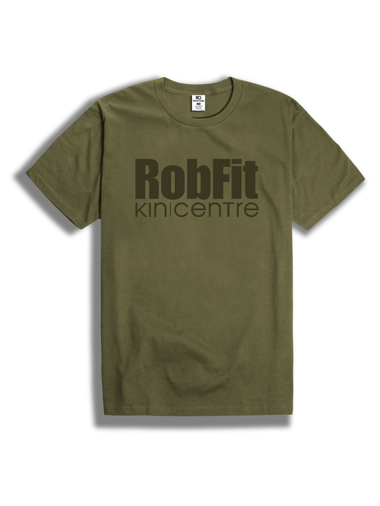 The Robfit Men's Crew Tee in Military Green