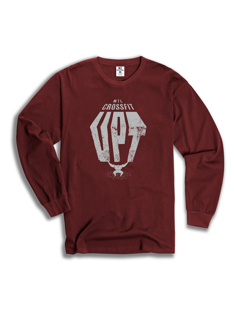 The UPT L/S Tee in Burgundy