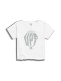 The UPT Ladies Crop S/S Tee in White